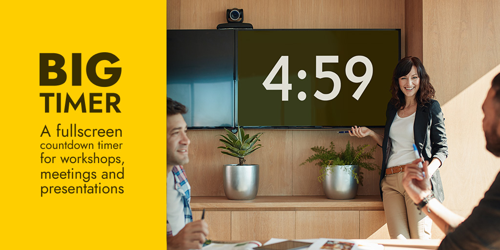 Regnfuld Til fods pakke 10 Minute Countdown | Big Timer - Fullscreen countdown timer